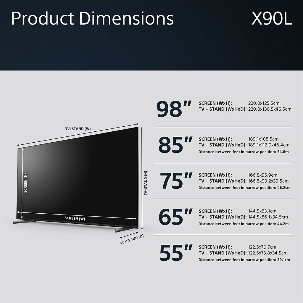 Sony BRAVIA XR-98X90LU 98" 4K LED TV