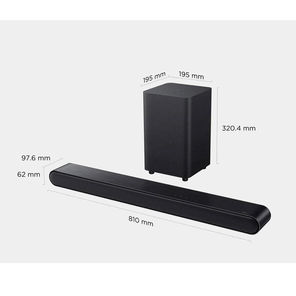 TCL S643W 3.1 Soundbar & Wireless Subwoofer
